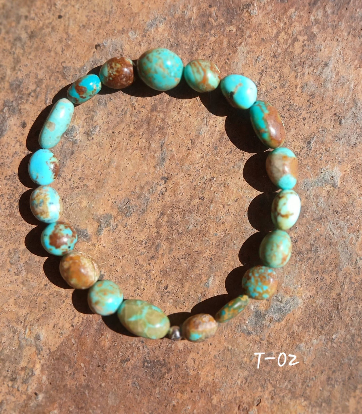 Kingman Turquoise Stretch Bracelet 🩵🤎💚🩵