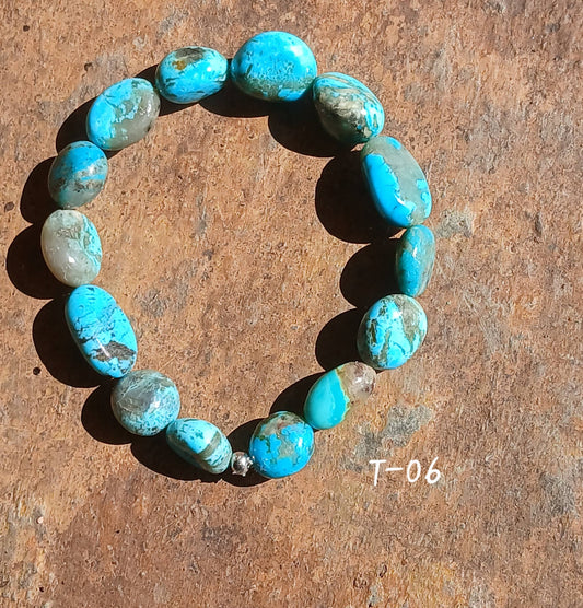 Kingman Turquoise Stretch Bracelet 🩵🩵🩵🩵