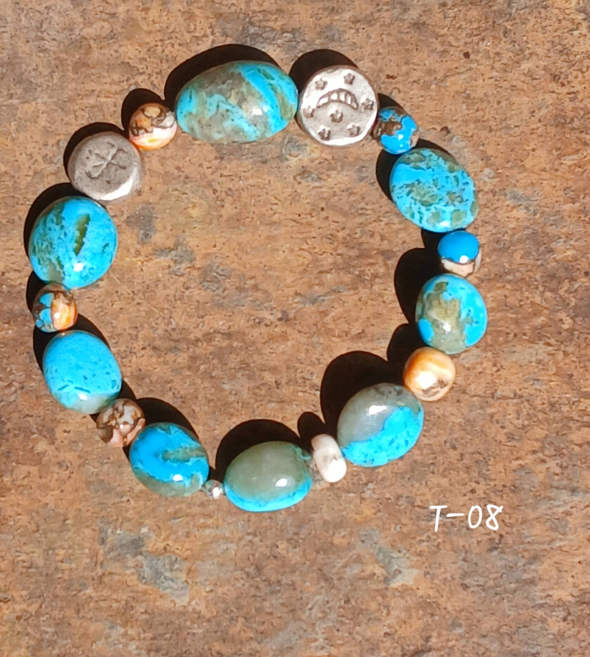 Kingman Turquoise Stretch Bracelet